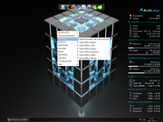 Openbox Arch Linux + Openbox + wbar ...