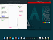 Blackbox Arch Linux + Deepin + HexChat
