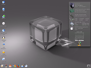 KDE Desktop Black