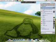 Gnome DamnSmall Linux rodando no VirtualBox
