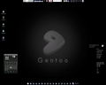 KDE Black Gentoo