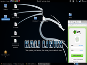 Gnome Web-ICQ-linux-kit no Kali