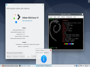 KDE Debian 10 com KDE Plasma