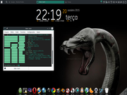 KDE Manjaro + Docky + Conky