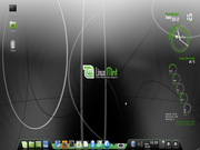 Gnome Mint 13 + AWN + Conky