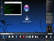 KDE Widgets do Sabayon 5.4