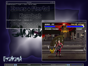 Fluxbox Zsnes + Mortal Kombat ...
