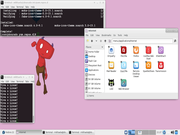 Xfce Fedora + Icon Moka + PCManFM