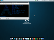 KDE Arch com KDE 5