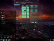 KDE Manjaro KDE + Blur