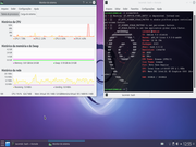 KDE Debian KDE Transparent Dark