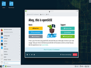 KDE Bem vindo openSUSE Tumbleweed
