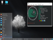 KDE KDE com tema Whitesur