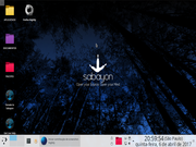 KDE Sabayon 17.04 atualizado