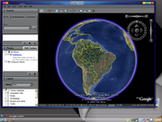 KDE google earth