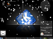 KDE Kubuntu 10.04 com efeitos Kwin