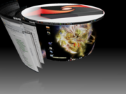 Gnome ubuntu8.10 +compizFusion Cilindro 3D