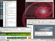 Gnome Debian com Vmware Wind 2003 server