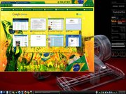 KDE Google-Chrome com o brasil na copa