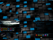 Tiling window manager Gentoo awesome wm blue