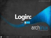 LXDE LXDM - Tela de login: Industrial Arch