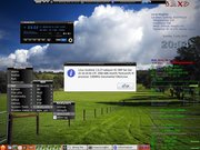 Fluxbox fbpanel+conky+flux+audacious+Linux=freedom