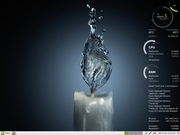 Gnome Linux Mint 10 com Conky (com...