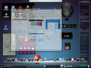 KDE Sabayon Linux com QupZilla
