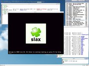 Fluxbox Slack rodando Slax