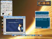 KDE Meu Slack 9.0 c/ KDE e superkaramba