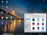 KDE Mint com icones personalizad...