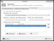 Xfce Teclado desconfigurado no Xfce