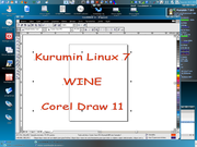 KDE Corel Draw no Kurumin