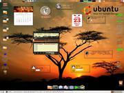 Gnome Ubuntu+gdesklets=simplicidade